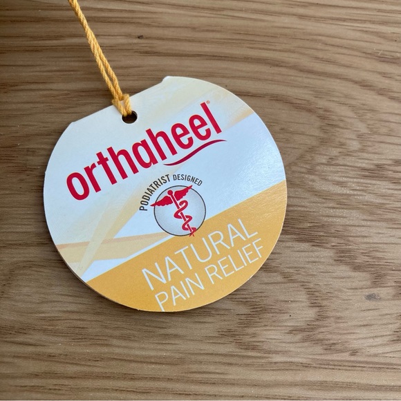 Orthaheel Size 11 Brown, Gold & White Thong Sandals - NWOT - Picture 9 of 9